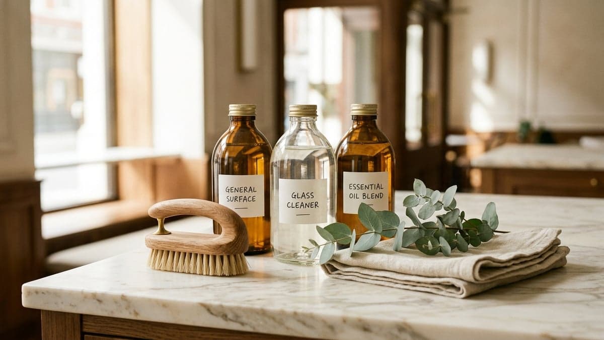 Eco-friendly cleaning products, without the marketing